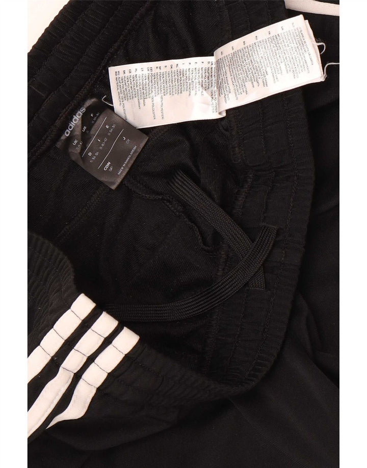 Adidas Damen Trainingshose UK 8/10 Small Schwarz Polyester