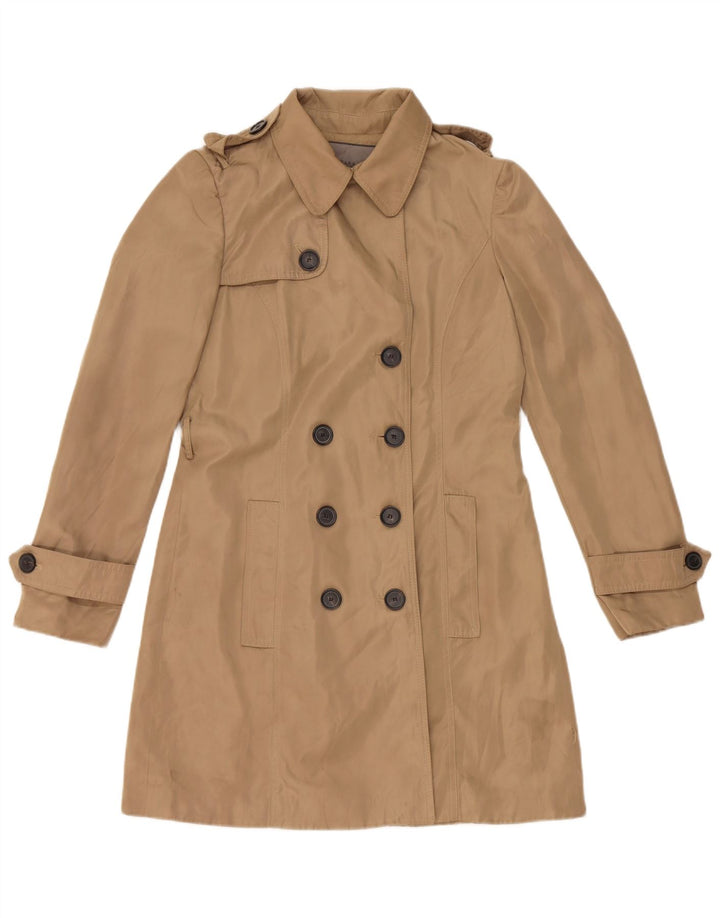 Zara Damen Trenchcoat UK 14 Medium Beige Polyester