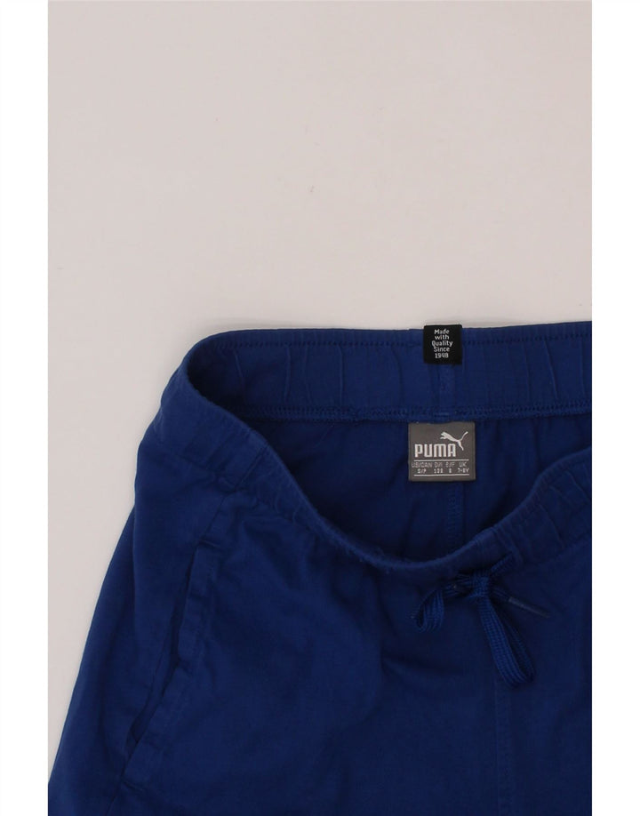 PUMA Jungen Sportshorts 7-8 Jahre Blau