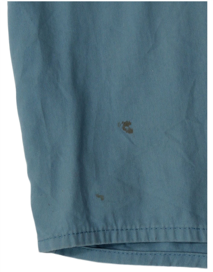 Wrangler Herren Kurzarmhemd XL Blau Baumwolle