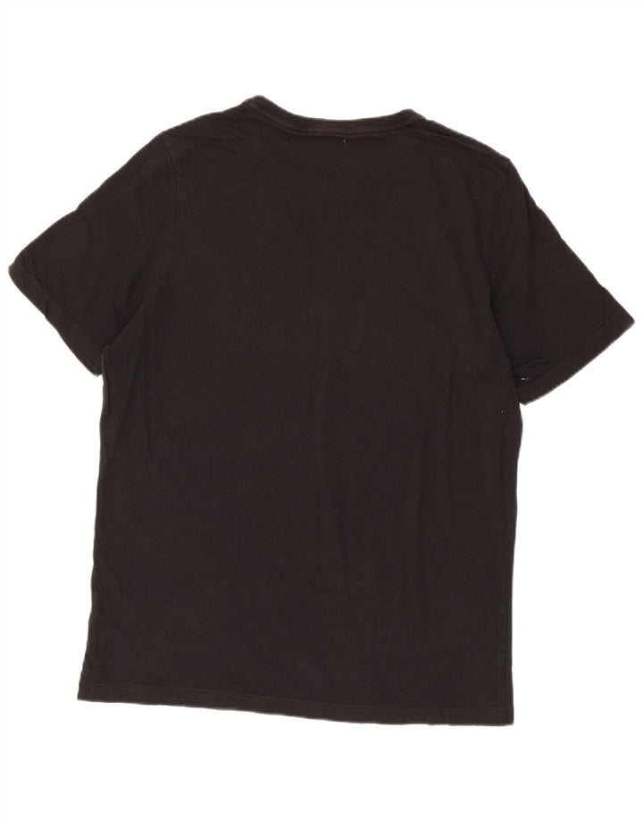 Puma Herren T-Shirt mit Grafik, groß, aus schwarzer Baumwolle
