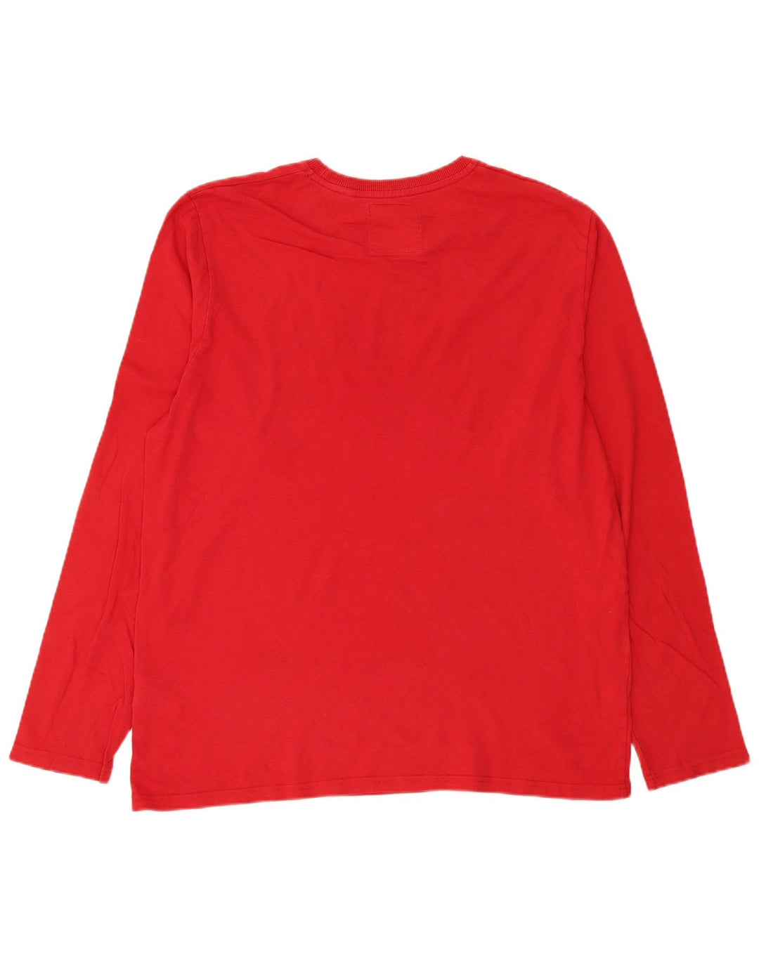 Superdry Herren Graphic Top Langarm 3XL Rot Baumwolle Modern