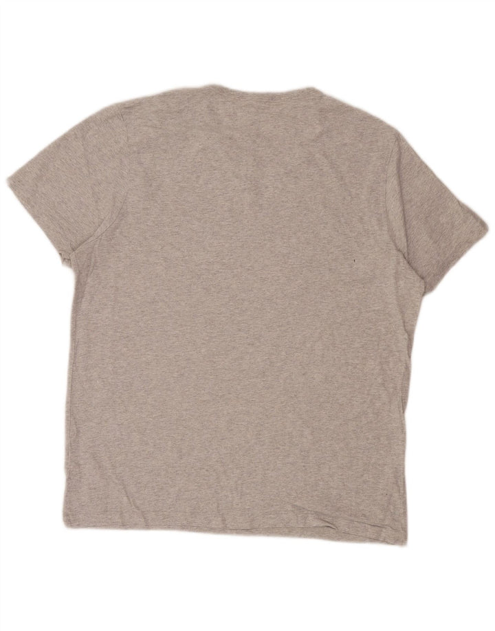 Jack Wills Herren-T-Shirt mit klassischer Passform, groß, aus grauer Baumwolle