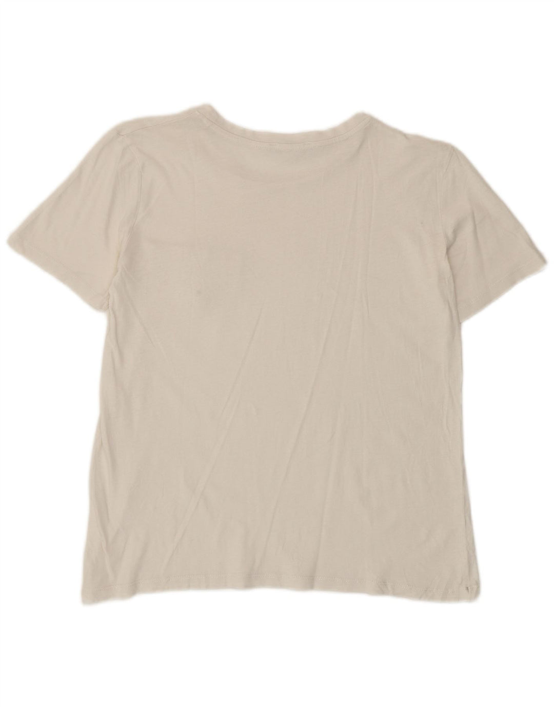 Zara Damen T-Shirt Top UK 10 Small Weiß
