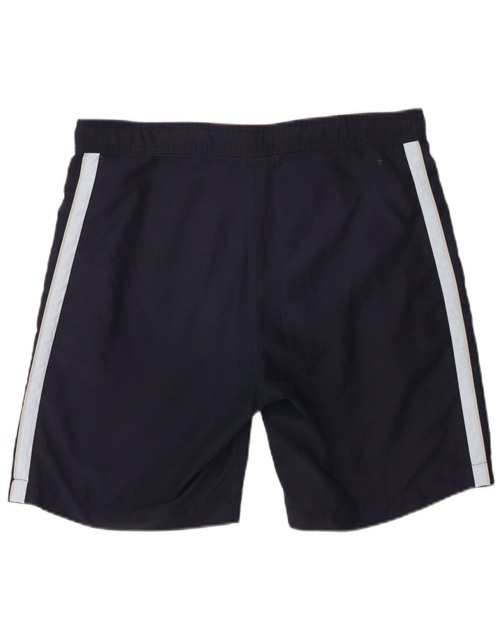 Champion Herren-Sport-Shorts mit Grafik, Mittelgroßes marineblaues Colourblock-Polyester