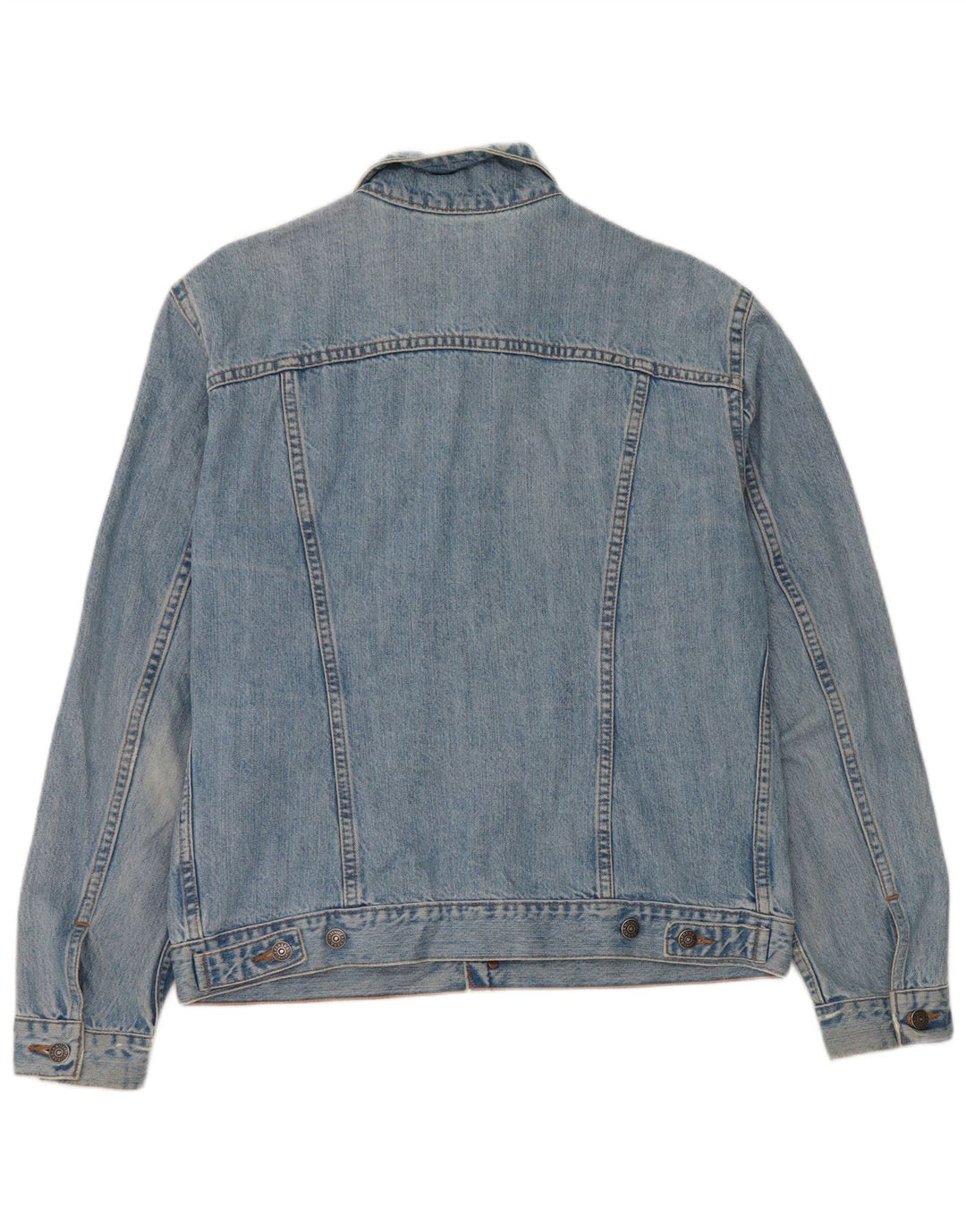 Carrera Herren Jeansjacke UK 40 Große blaue Baumwolle