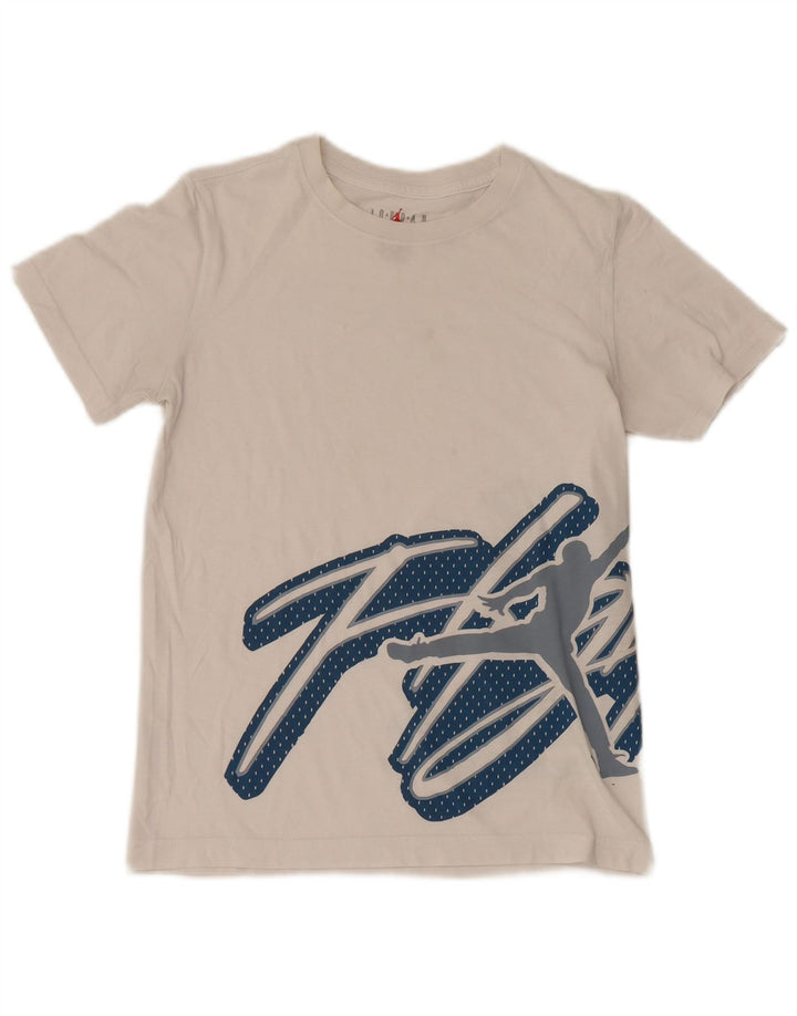Jordan T-Shirt mit Grafik für Jungen, 12–13 Jahre, Größe L, Weiß