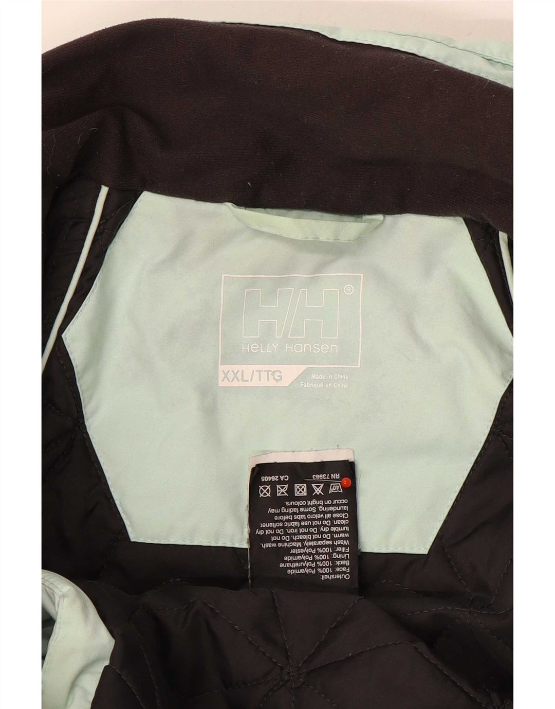 Helly Hansen Damen Skijacke UK 20 2XL Türkis Colourblock Polyamid