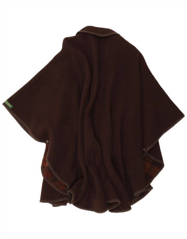 Tyroland Damen Loose Fit Capelet Mantel IT 44 Mittelbraune Wolle