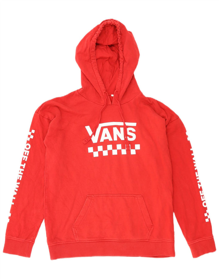 VANS Herren-Kapuzenpullover mit Grafik, mittelrote Baumwolle