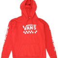 VANS Herren-Kapuzenpullover mit Grafik, mittelrote Baumwolle