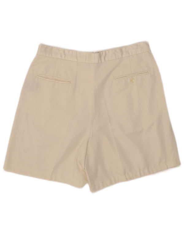 Ralph Lauren Damen Pegged Chino Shorts US 12 Large W31 Off White Polyester