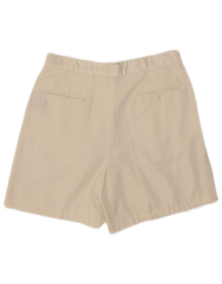 Ralph Lauren Damen Pegged Chino Shorts US 12 Large W31 Off White Polyester