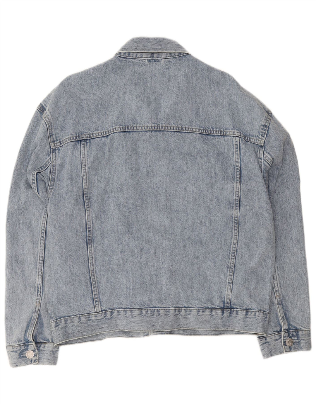 C&A Herren-Jeansjacke in Übergröße, Größe UK 40, Größe L, Blau, Baumwolle