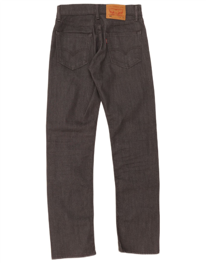 Levi's Herren 504 Straight Jeans W28 L32 Graue Baumwolle