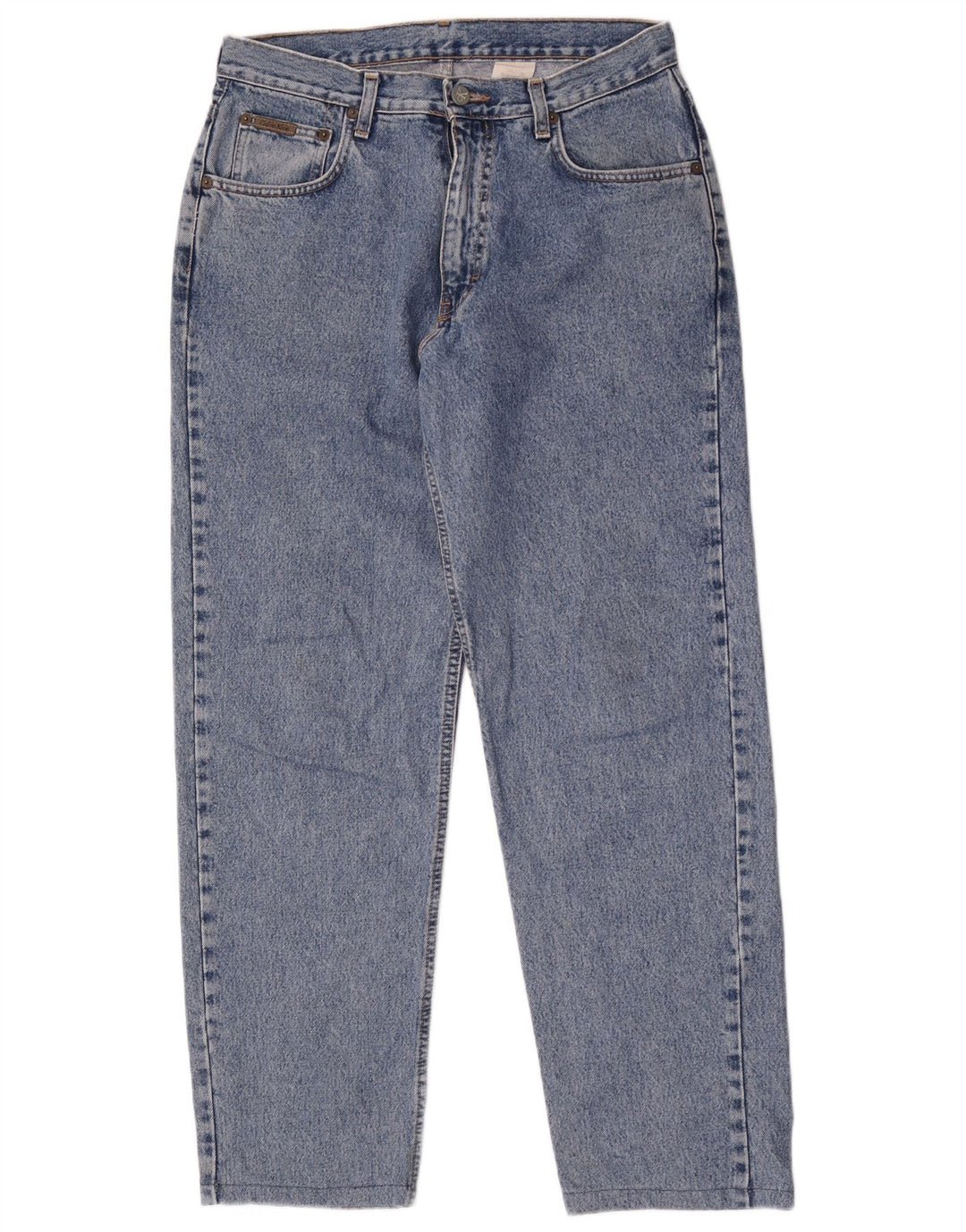 Calvin Klein Herren Tapered Jeans W30 L30 Blaue Baumwolle