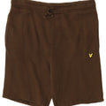 Lyle & Scott Sportshorts für Jungen, 12–13 Jahre, braune Baumwolle