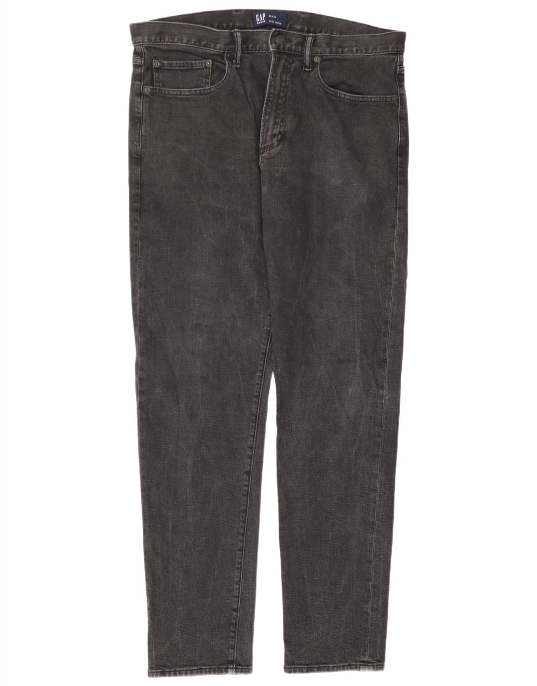 Gap Herren Slim Tapered Jeans W36 L34 Graue Baumwolle