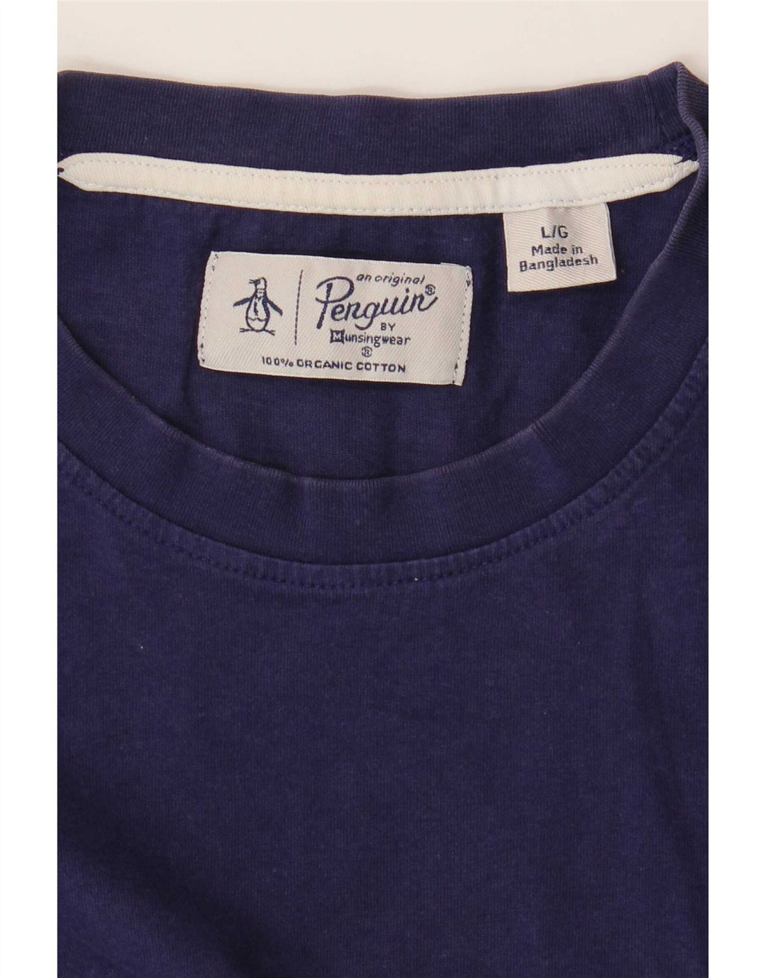 Penguin Herren-T-Shirt, groß, marineblau, Baumwolle
