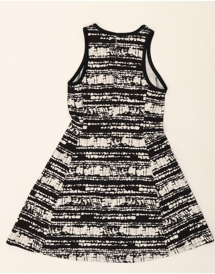 MOSSIMO Ärmelloses A-Linien-Kleid für Damen, Gr. 40, Größe S, Schwarz gefleckt