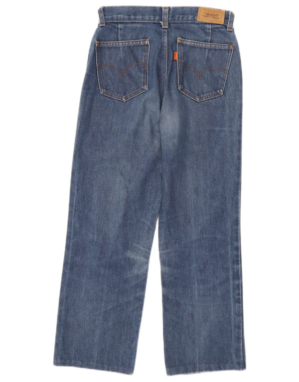 Levi's Damen-Jeans mit hoher Taille, gerade, UK 12, M, W26, L24, Blau