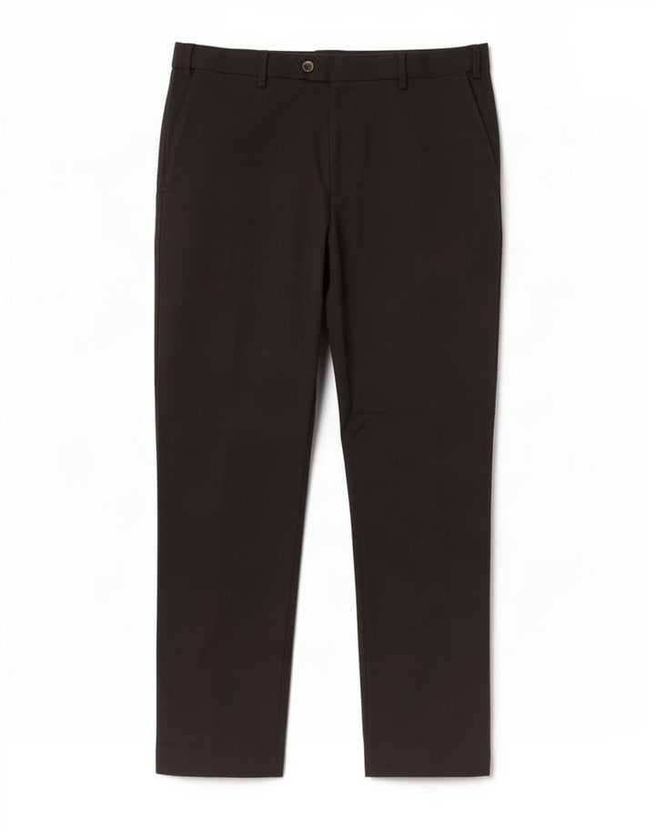 Marks & Spencer Herren-Anzughose, gerade, normal, W36, L31, Schwarz, Polyester