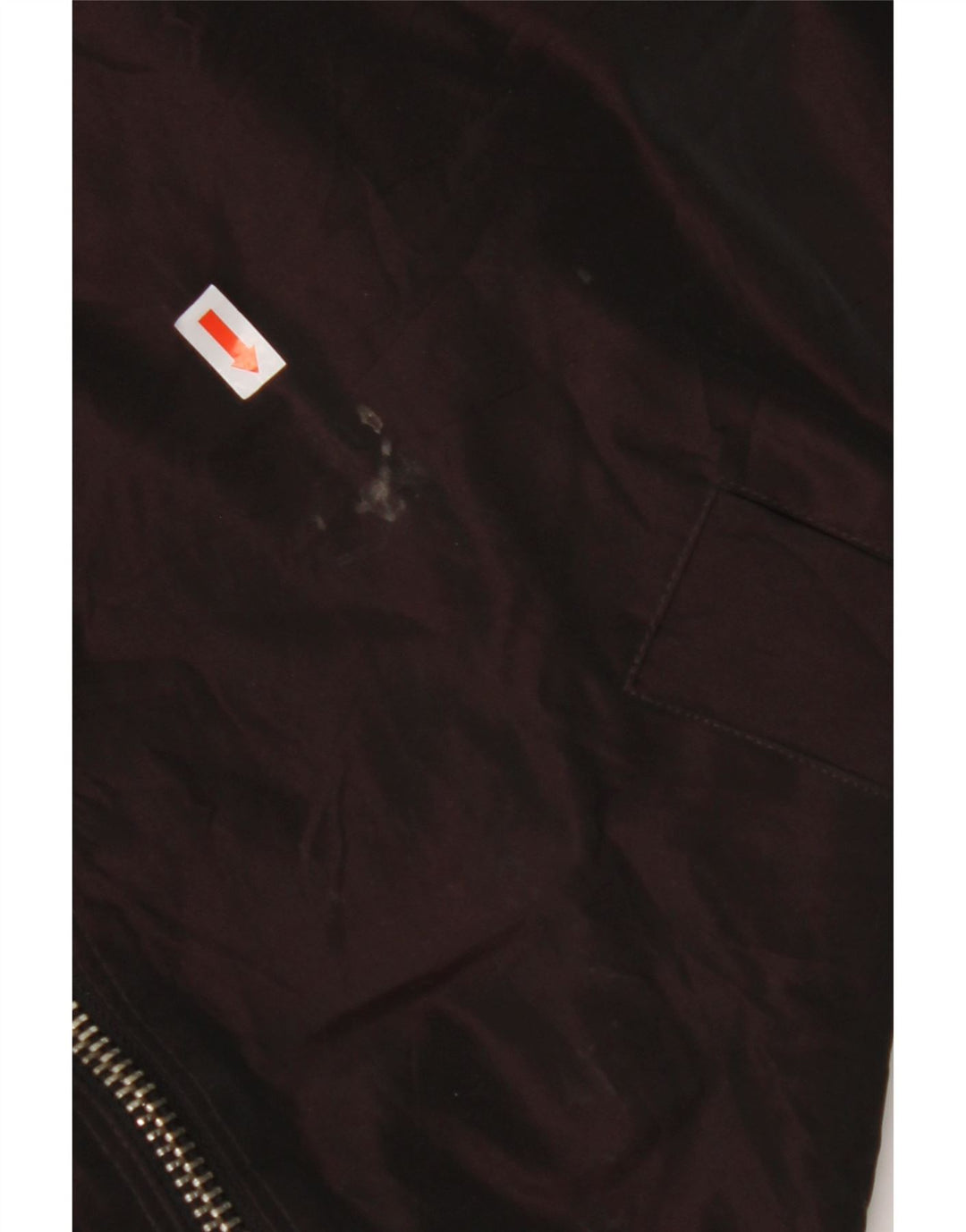 CALVIN KLEIN Damen Übergroße Bomberjacke mit Kapuze, UK 14, mittleres Burgunderrot