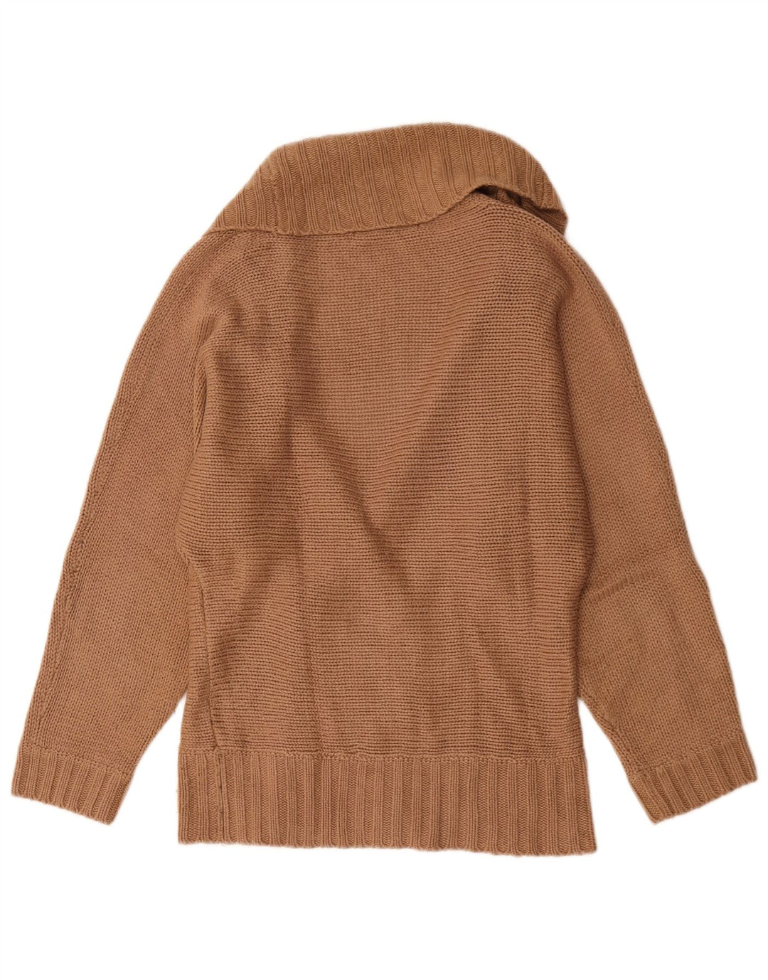 Zara Damen Strickjacke UK 14 Mittelbraun