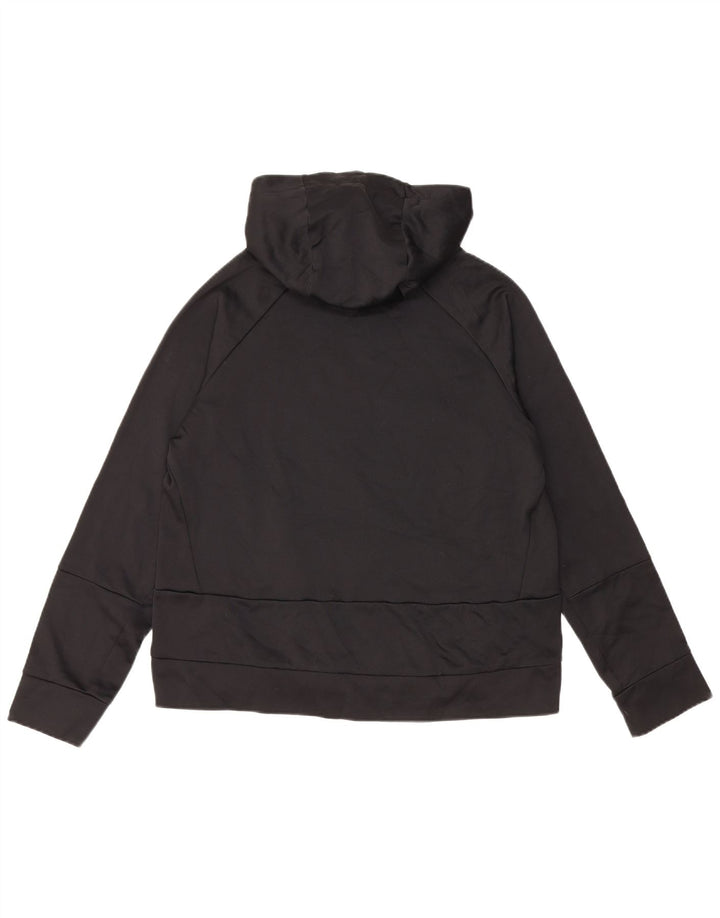 NIKE Dri Fit Graphic Kapuzenpullover für Jungen, 13–14 Jahre, XL, schwarzes Polyester