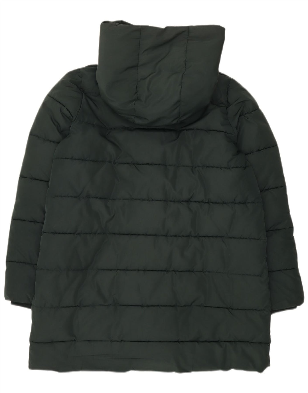 Hobbs Wattierter Damenmantel mit Kapuze, UK 14, Größe L, Grün, Polyester