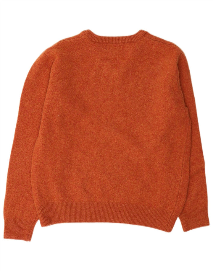 Lincoln Damen-Pullover mit V-Ausschnitt, UK 14, mittelorange Wolle