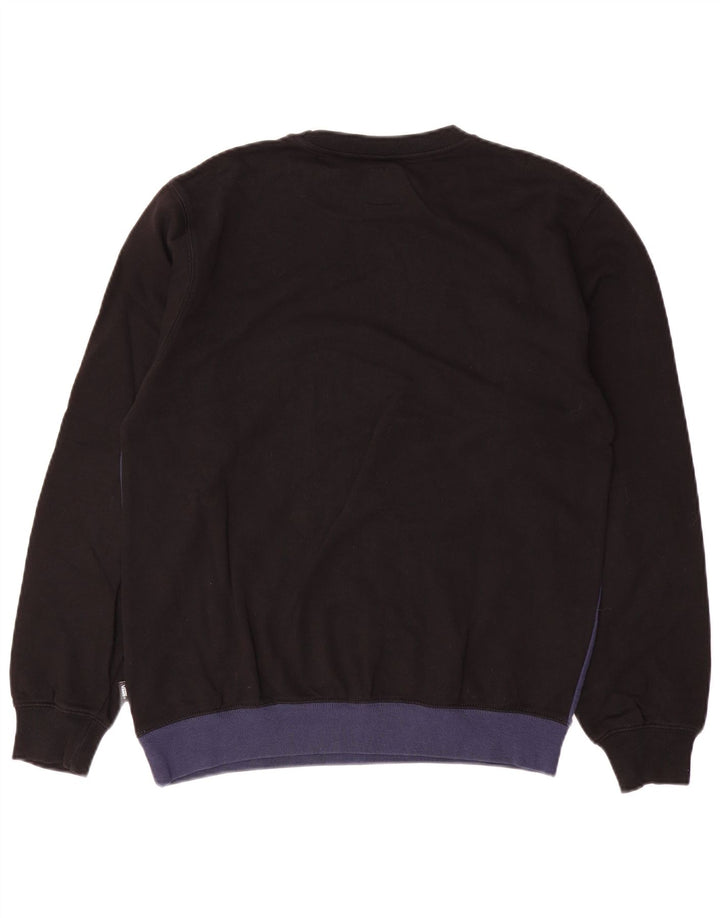 Vans Herren-Sweatshirt, Pullover, Größe S, Schwarz, Colourblock-Baumwolle