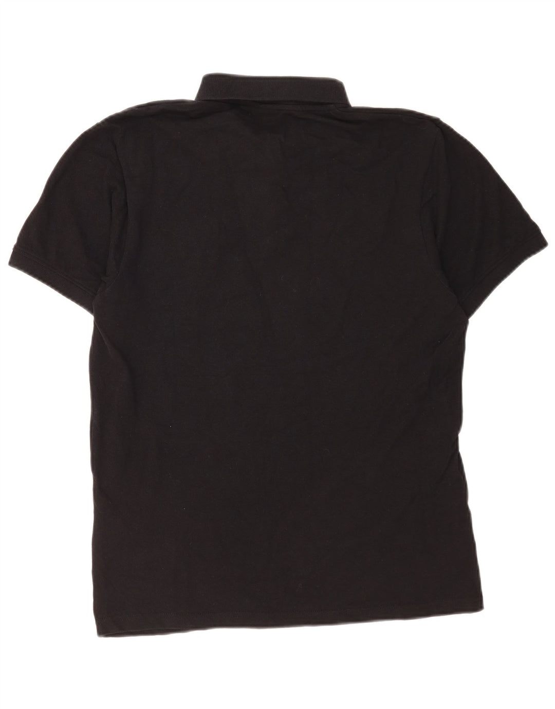Russell Athletic Herren-Poloshirt, groß, aus schwarzer Baumwolle