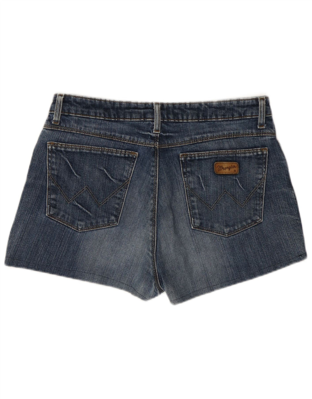 Wrangler Womens Denim Hot Pants W32 Große blaue Baumwolle
