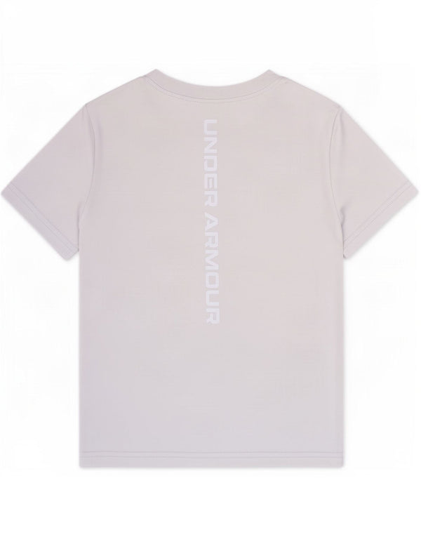 Under Armour Jungen-T-Shirt mit Grafik, 4–5 Jahre, blaues Polyester
