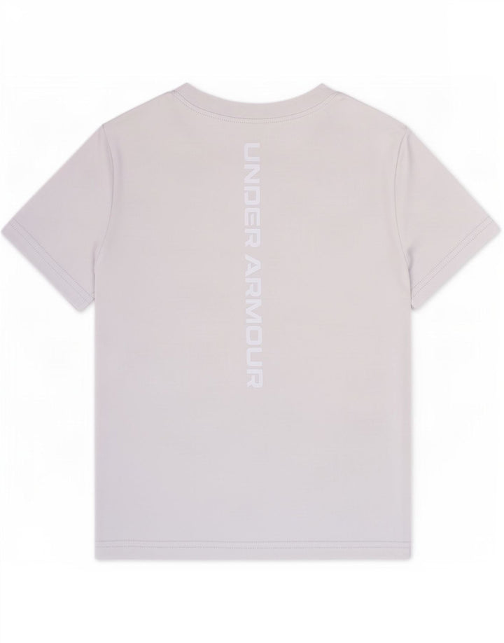 Under Armour Jungen-T-Shirt mit Grafik, 4–5 Jahre, blaues Polyester
