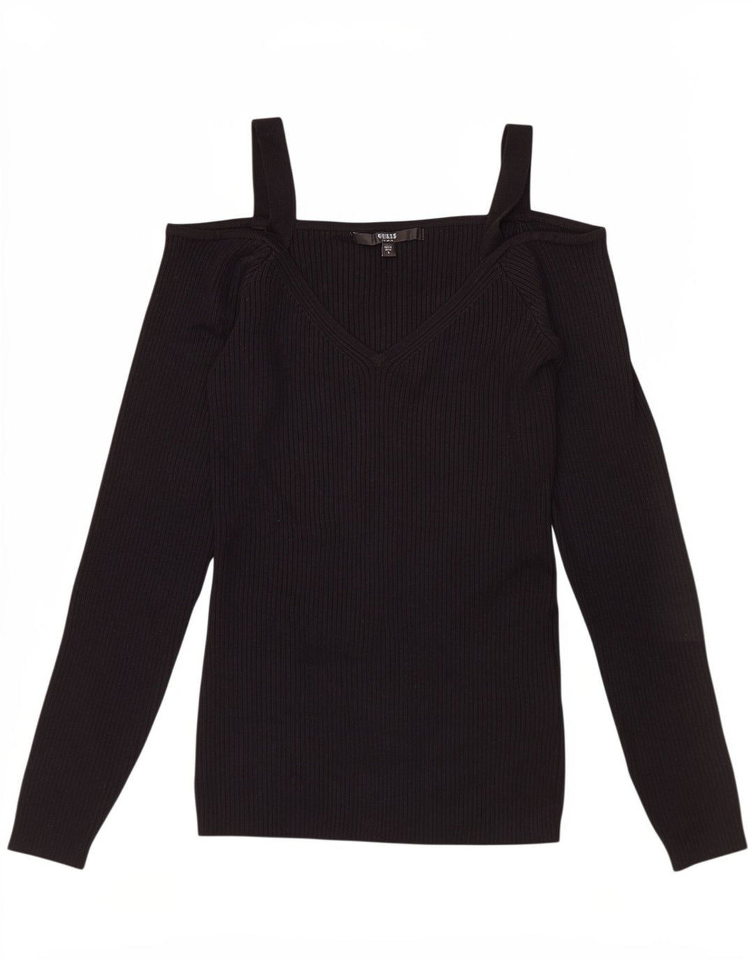 Schulterfreies Top für Damen von Guess, UK 12, Medium, Schwarz, Viskose