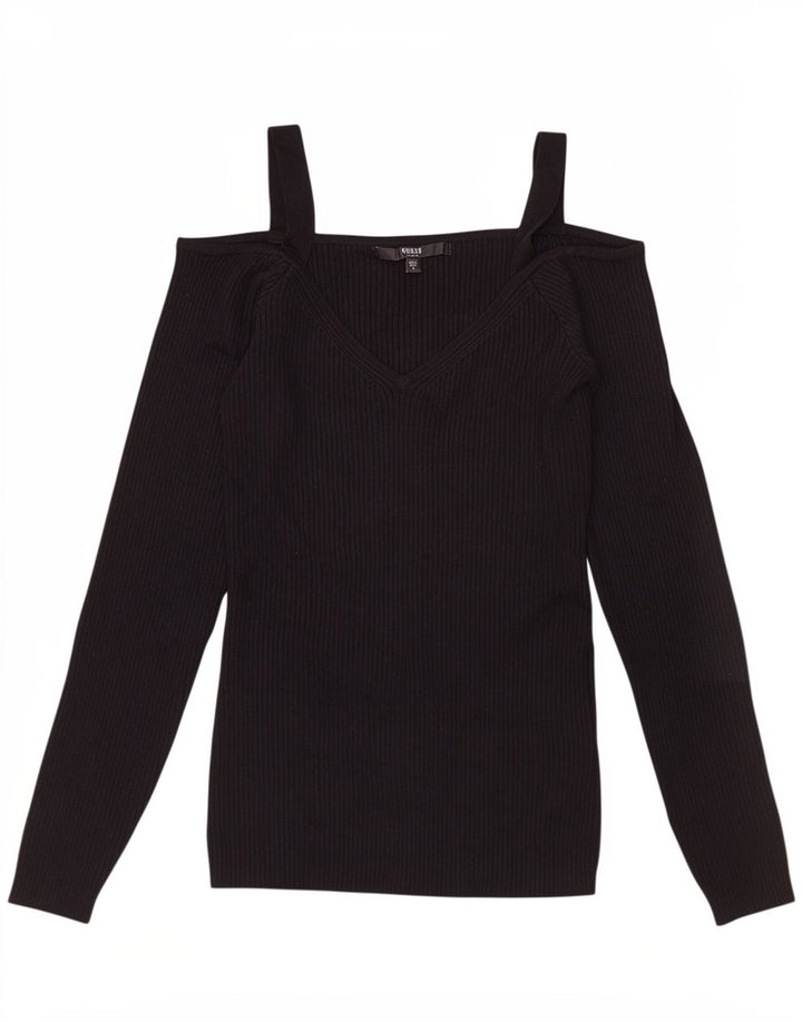 Schulterfreies Top für Damen von Guess, UK 12, Medium, Schwarz, Viskose