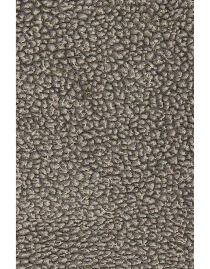 Weird Fish Herren-Fleecepullover mit Reißverschluss am Hals, Größe S, Grau, Polyester