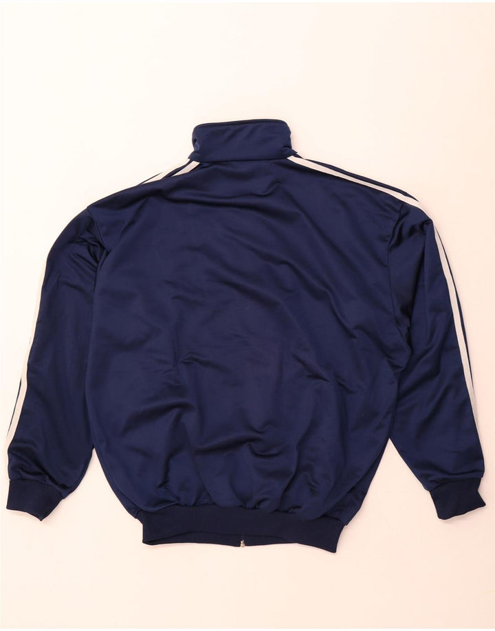 Adidas Herren Loose Fit Trainingsanzug Top Jacke UK 36/38 Small Marineblau