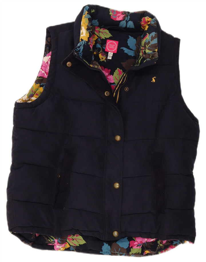 Joules Damen Wattierte Weste UK 18 XL Marineblau Polyester