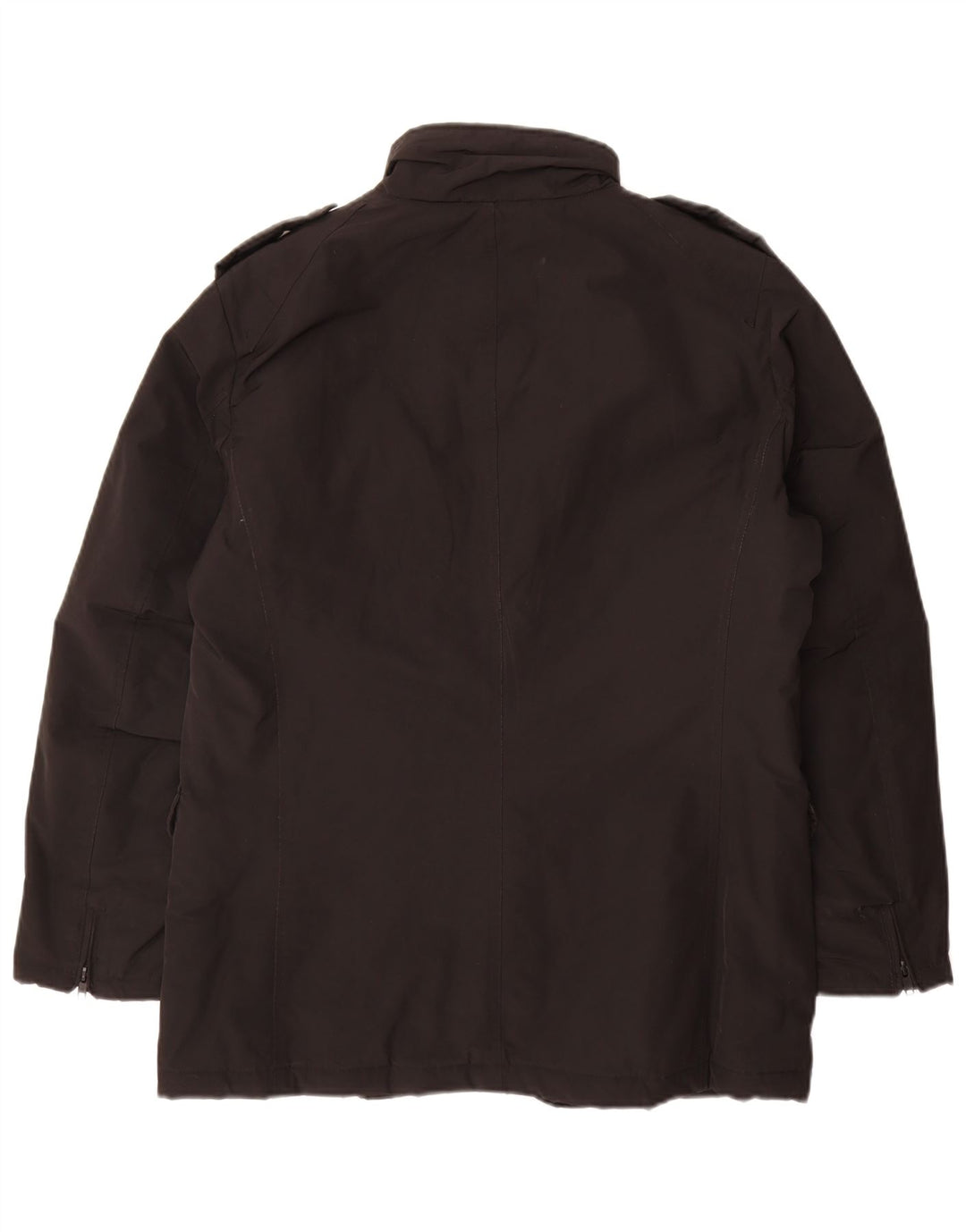 Bomboogie Herren-Militär-Jacke, gepolstert, UK 42, XL, Schwarz, Polyester
