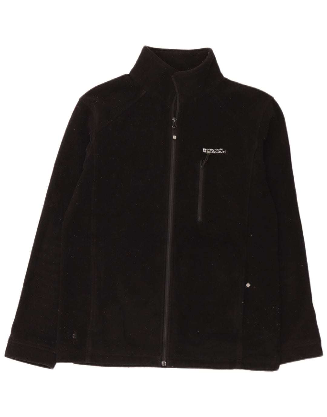 Mountain Warehouse Mens Fleece Jacket UK 38 Medium Black Polyester
