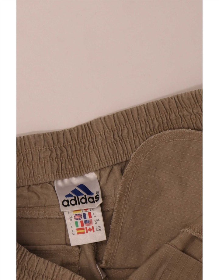 Adidas Herren Cargo Shorts Medium W34 Beige Baumwolle