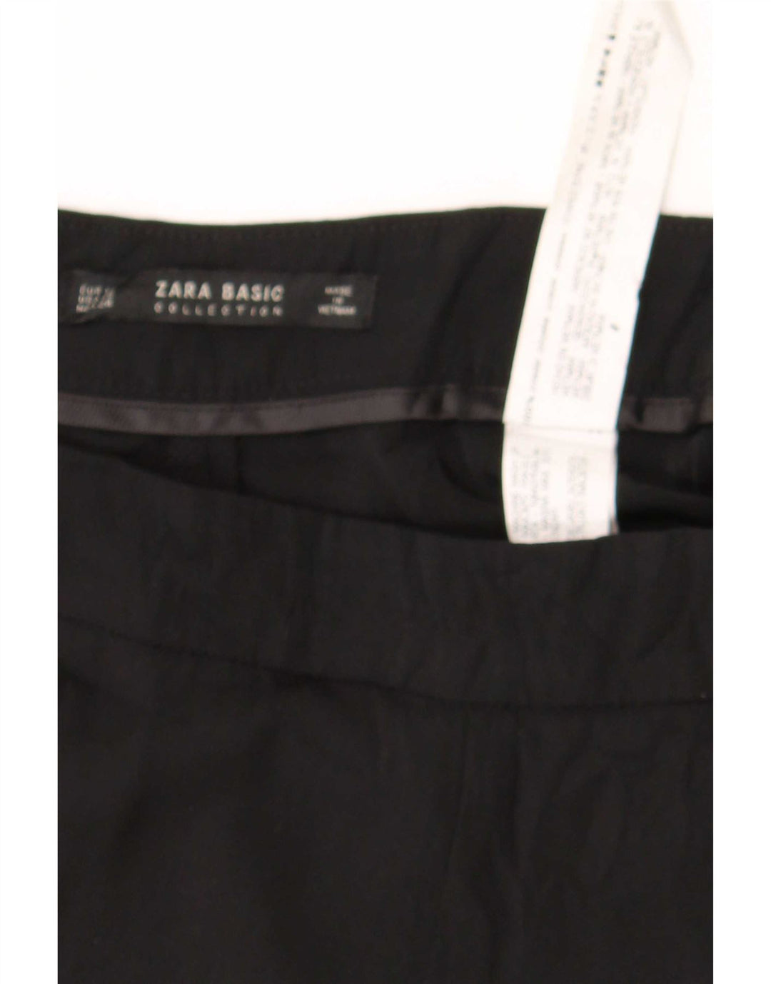 Zara Damen Freizeitshorts XS W24 Schwarz Polyester
