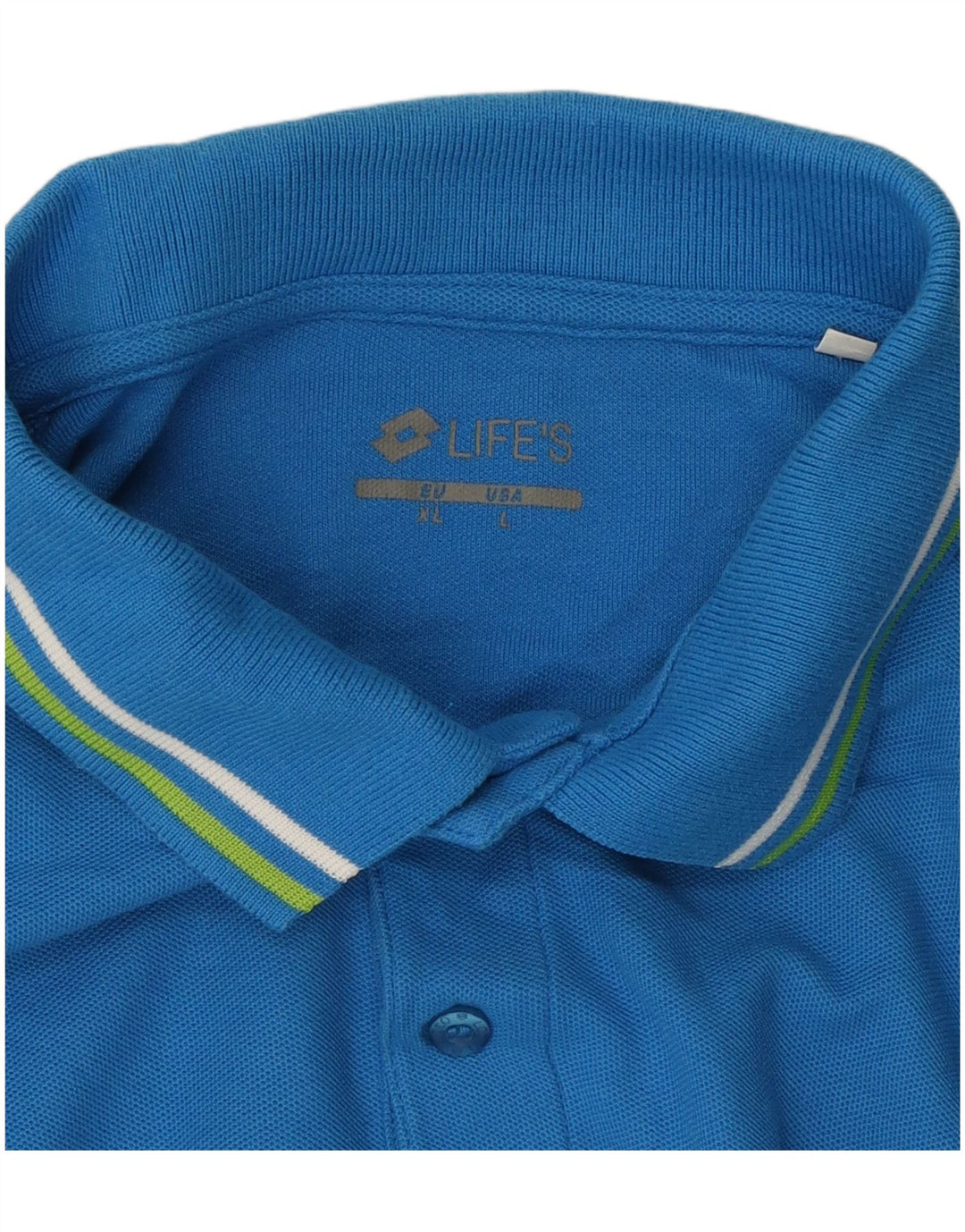 Lotto Herren Life's Poloshirt, Größe L, Blau