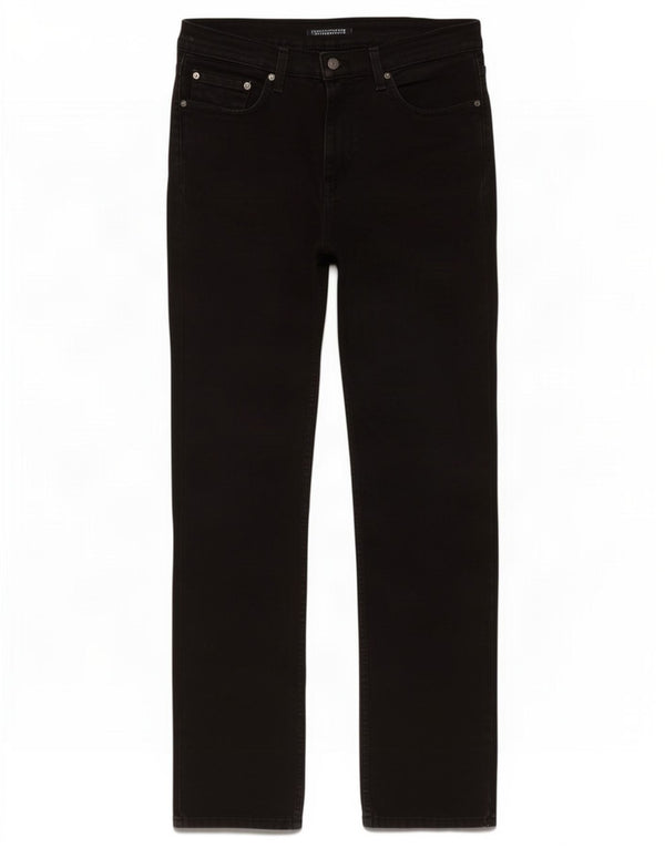 Levi's Herren 514 Straight Jeans W33 L34 Schwarze Baumwolle