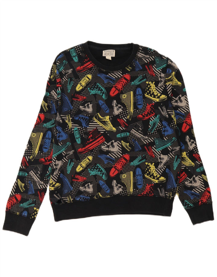 Converse Herren-Sweatshirt mit Grafik, mittelgroß, mehrfarbig, Baumwolle