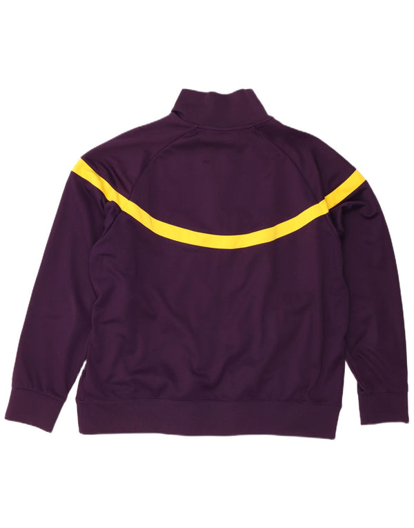 Nike Herren-Trainingsanzug-Oberteiljacke UK 50/52 2XL Lila Polyester