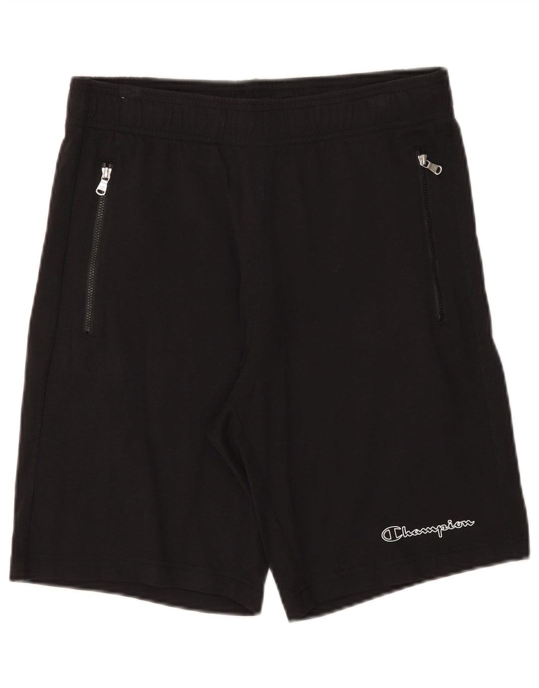 Champion Herren-Sportshorts aus mittelschwerer schwarzer Baumwolle